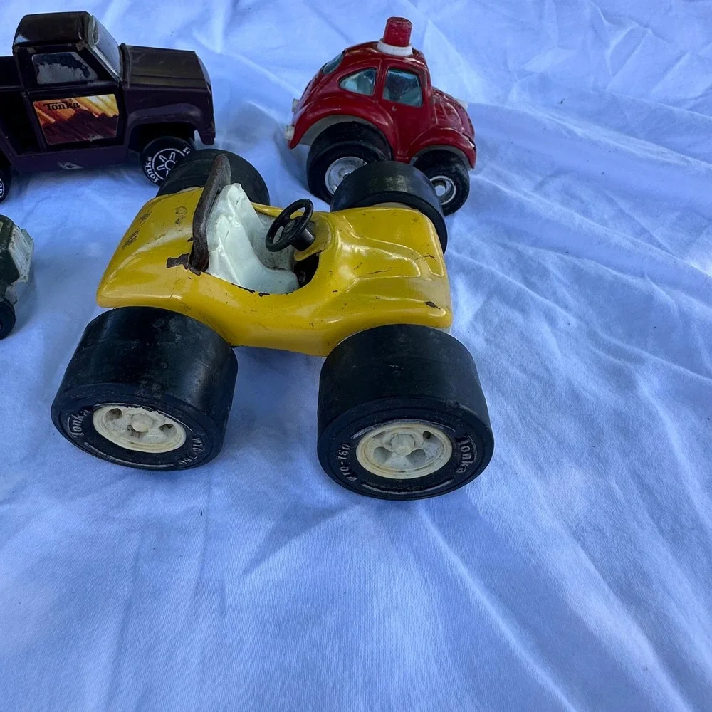 Vintage Toy Vehicle‎ Lot Kids Tonka Fair Retro Diecast Trucks Buggy Nostalgia